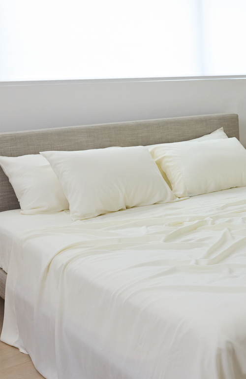Slumber Cloud Performance Linen Blend Sheet Set In Brown