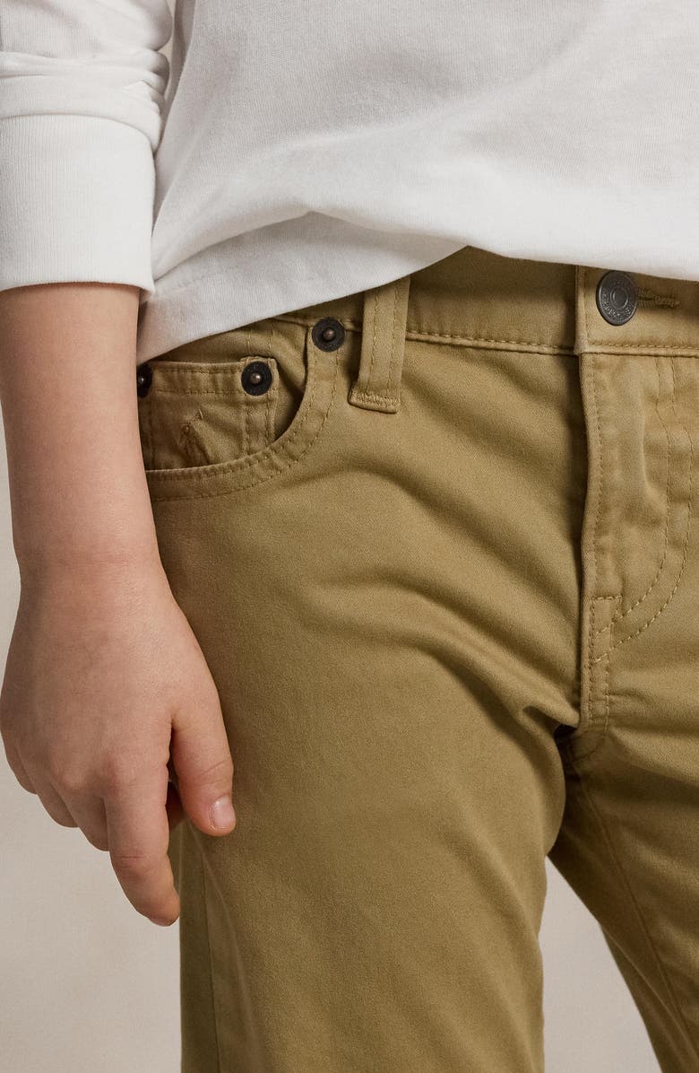 Polo Ralph Lauren Kids' Sullivan Slim Fit Five Pocket Pants, Alternate, color, Khaki