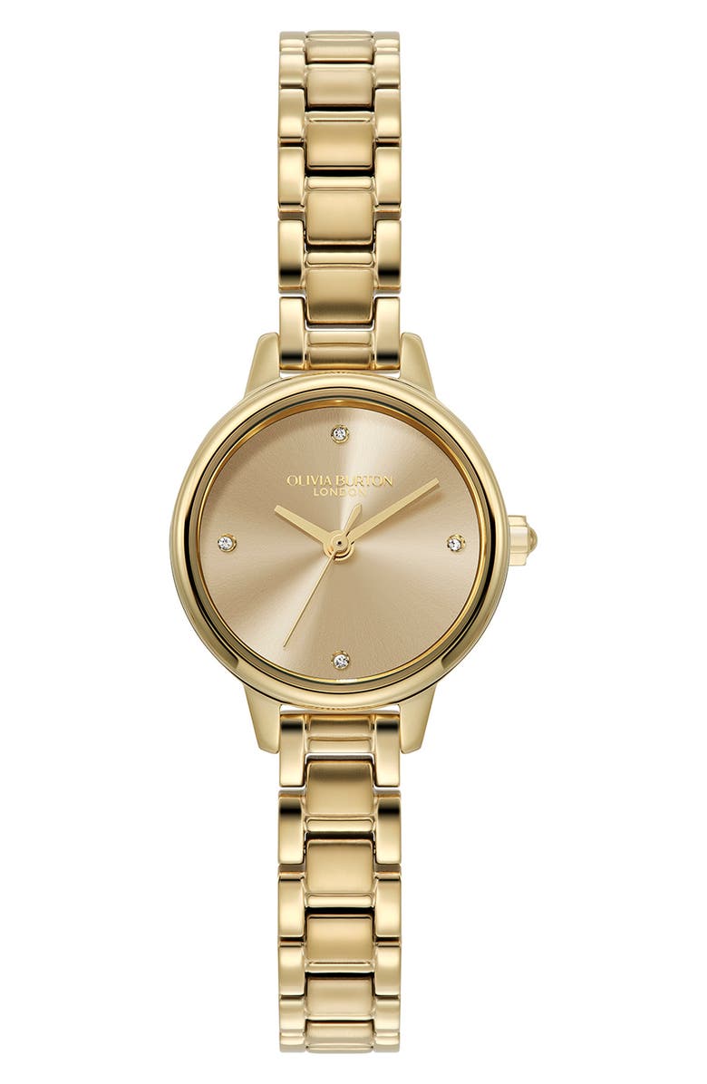 Olivia Burton Mini Classic Bracelet Watch, 23mm, Main, color, Gold