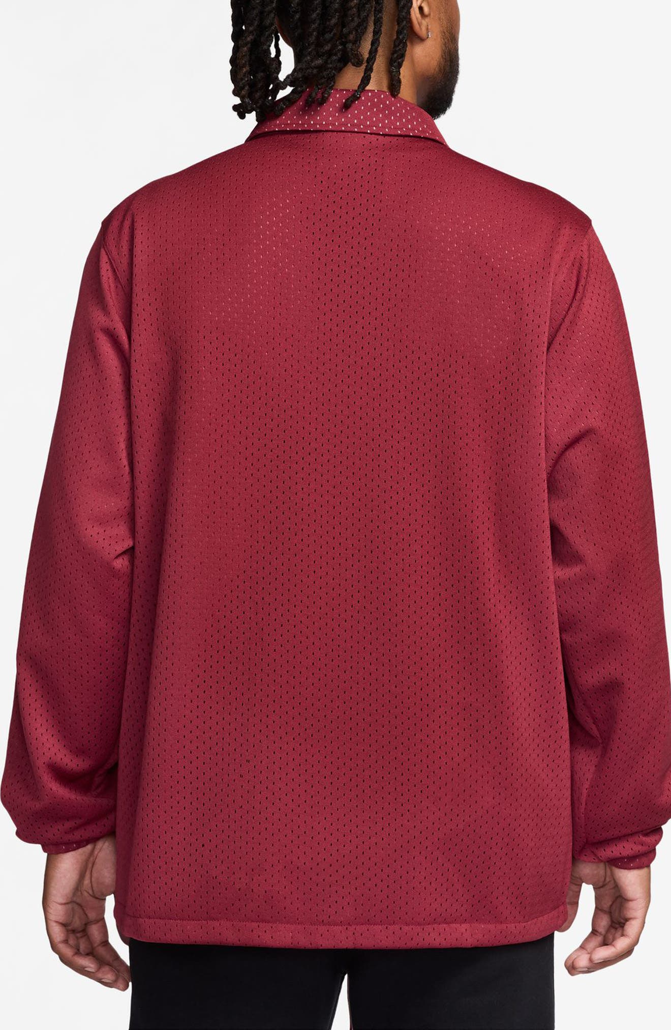 Logo Detail Mesh Coach Jacket - image 2
