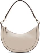 MANGO Oval Faux Leather Shoulder Bag