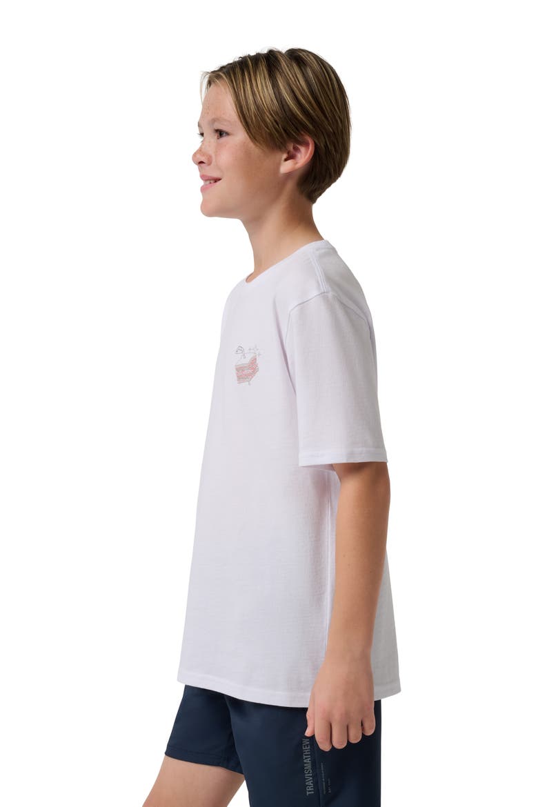 Kids' Y Founding Member Cotton T-Shirt, Alternate, color, WHITE