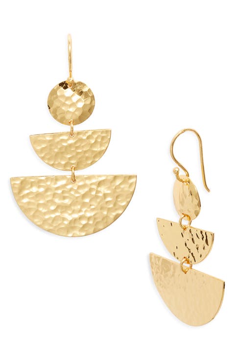Gia Geo Drop Earrings