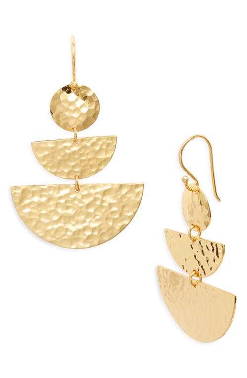 Ki-ele Gia Geo Drop Earrings In Gold