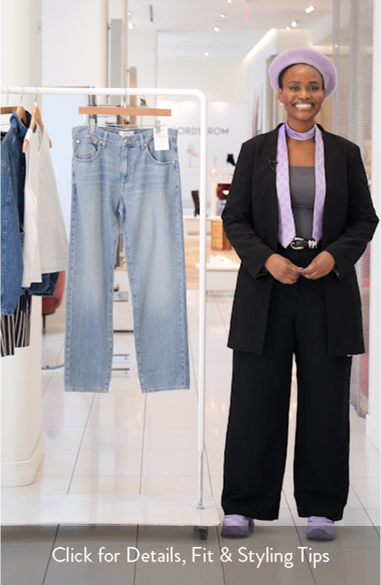 The Dean Easy Straight Airy Denim Jeans, sales video thumbnail