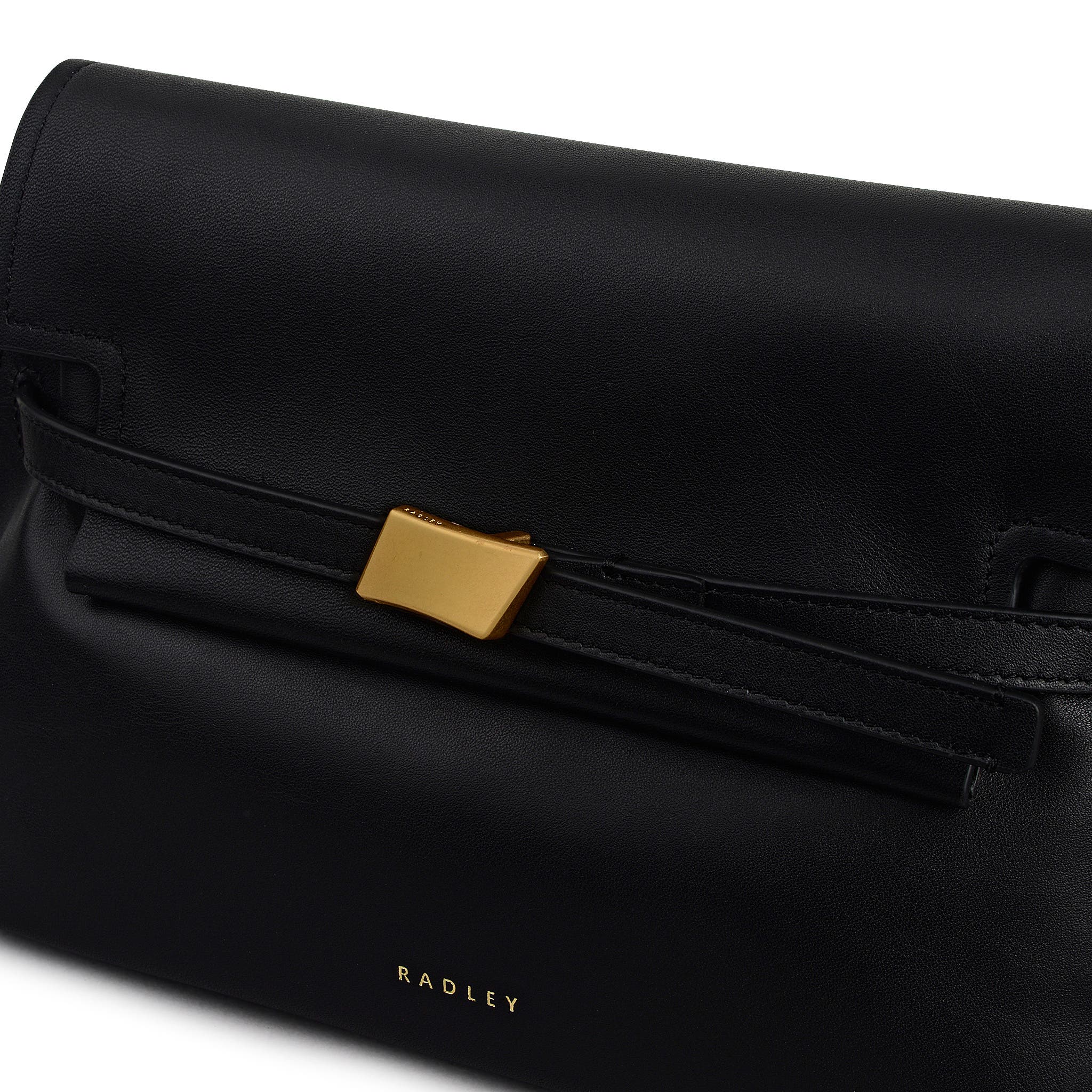 Radley The Christina Small Flapover Crossbody Bag, Alternate, color, Black