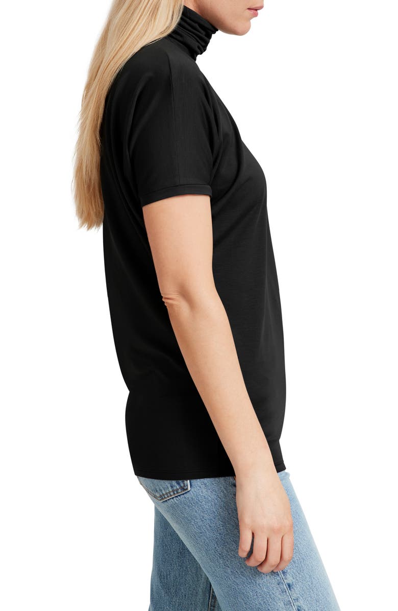 Marcella Layla Turtleneck Top, Alternate, color, Black