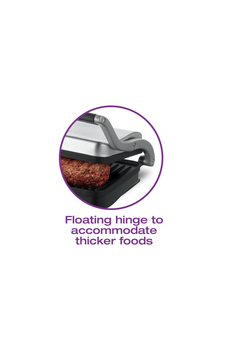 Salton Stainless Steel Panini Grill, Alternate, color,