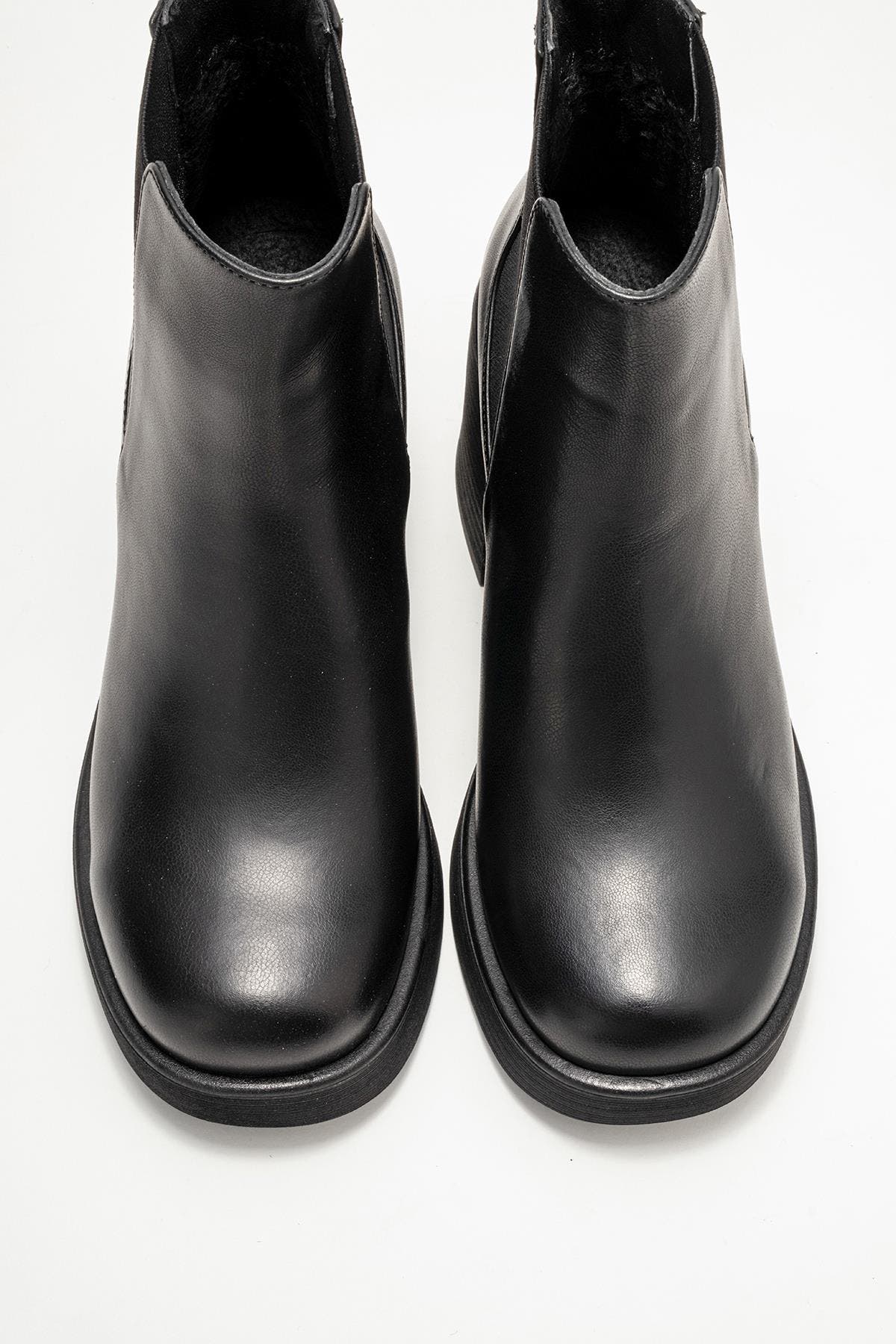 Forever & Always Shoes Lysa Leather Platform Boot, Alternate, color, Black Leather