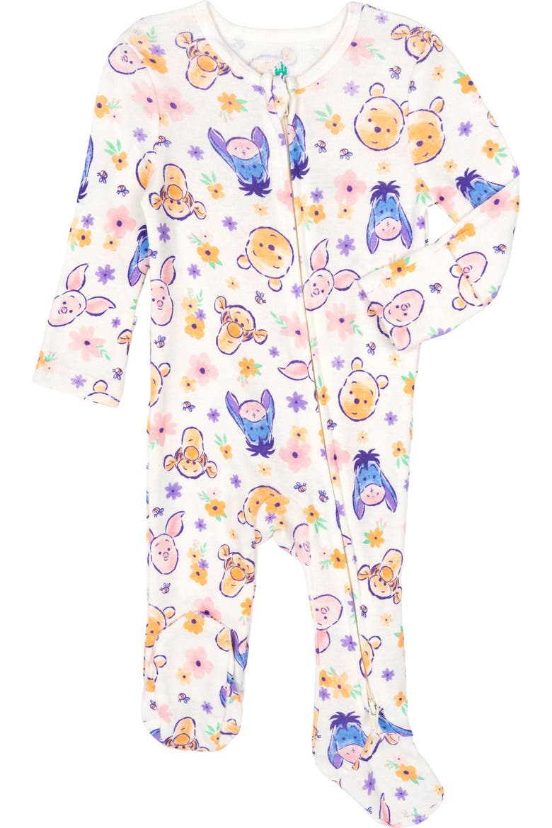 Winnie the Pooh 2-Pack Footed Sleep N' Play, Alternate, color, Pooh Pink Cream