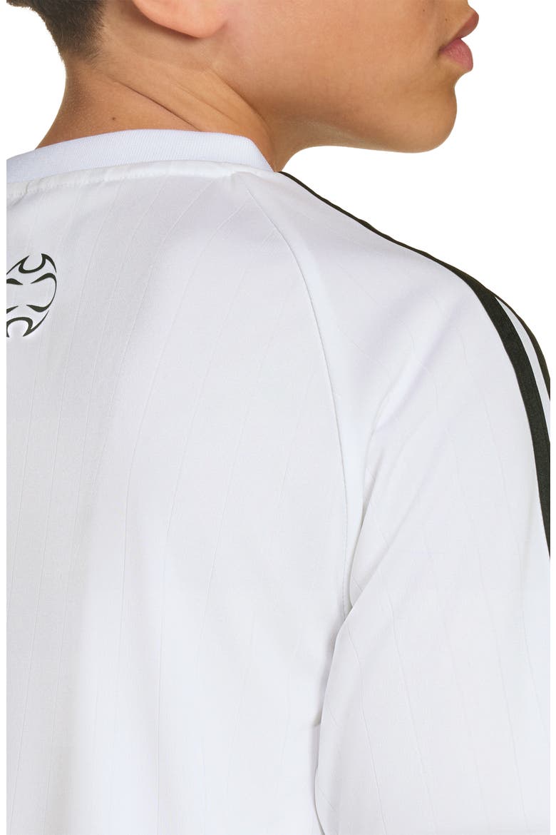 Kids' Teamgeist Short Sleeve Soccer T-Shirt, Alternate, color, WHITE/ BLACK
