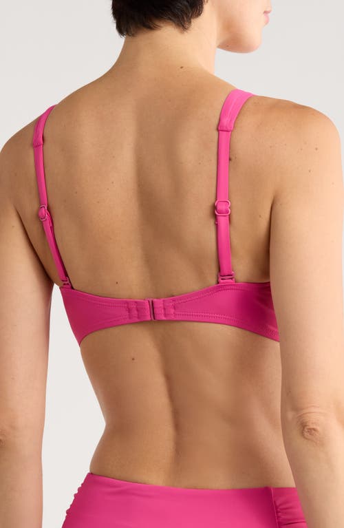 Jantzen Vera Surplice Bikini Top In Pink