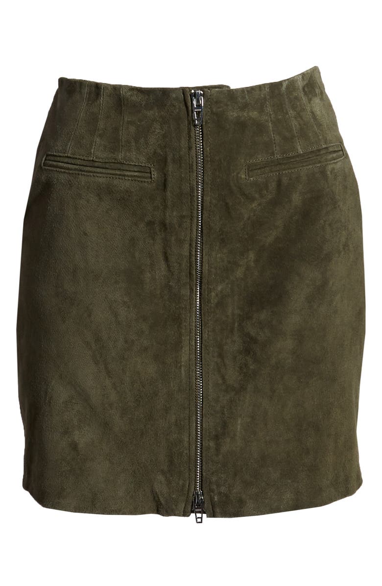 BLANKNYC Suede Miniskirt, Alternate, color, 