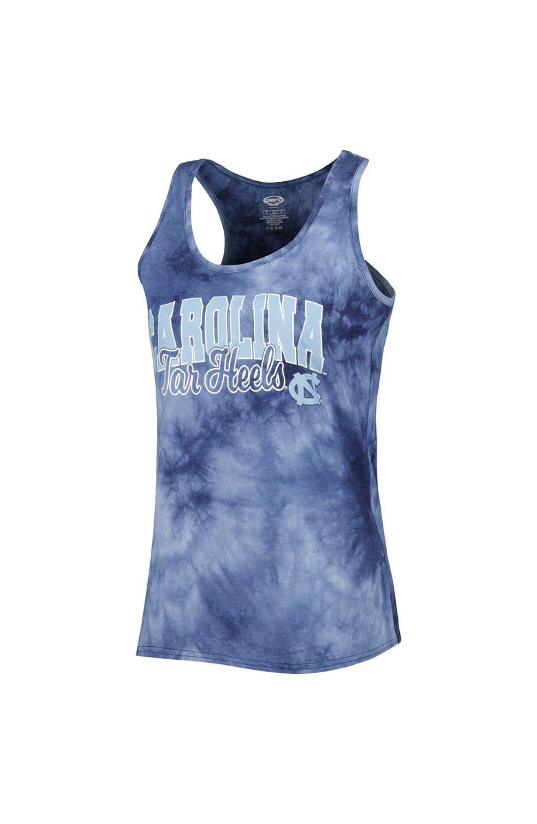 CONCEPTS SPORT Women's Concepts Sport Navy North Carolina Tar Heels Billboard Tie-Dye Tank and Shorts Sleep Set, Alternate, color, 