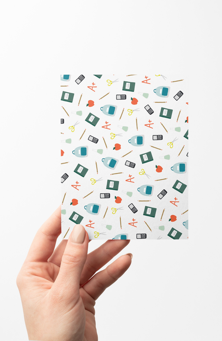 Joy Paper Co. 8 Boxed Teacher Notecards Stationery, Alternate, color, 