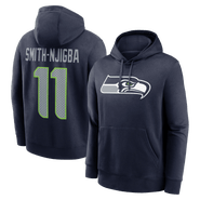 Nike Men's Nike Jaxon Smith-Njigba Navy Seattle Seahawks Name & Number Fleece Hoodie