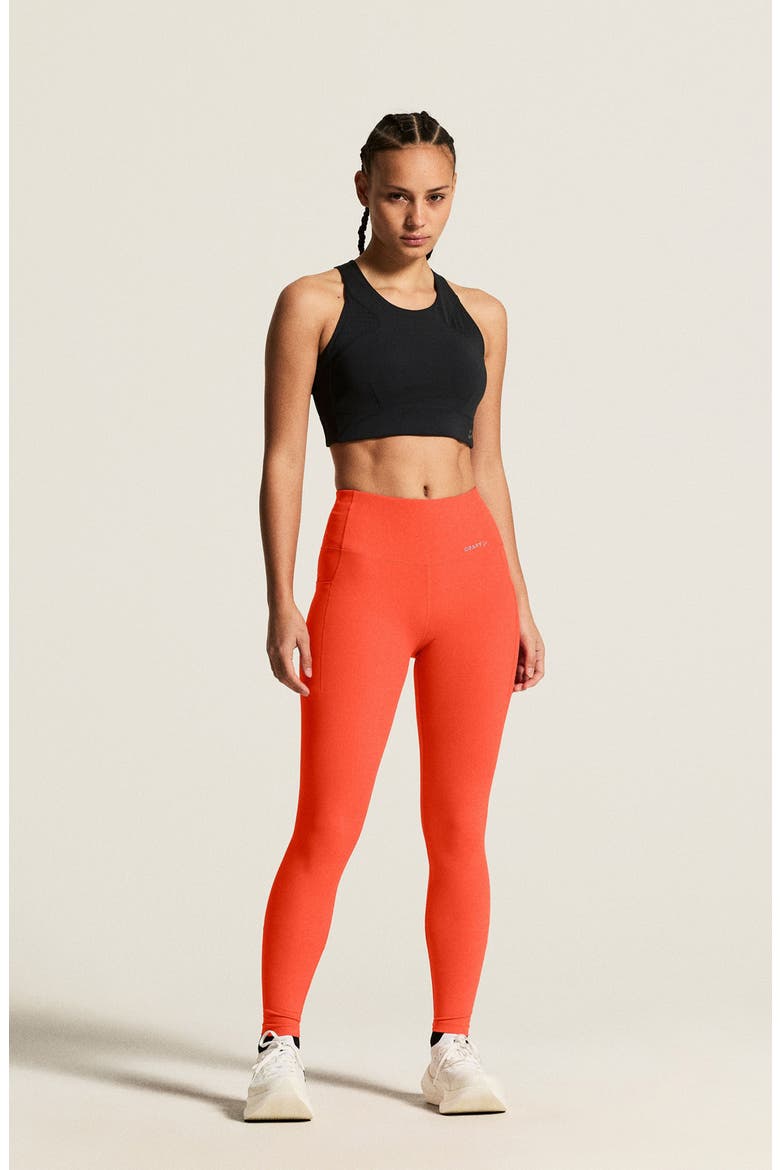 Essence High Waist Pocket Tights, Alternate, color, PACE
