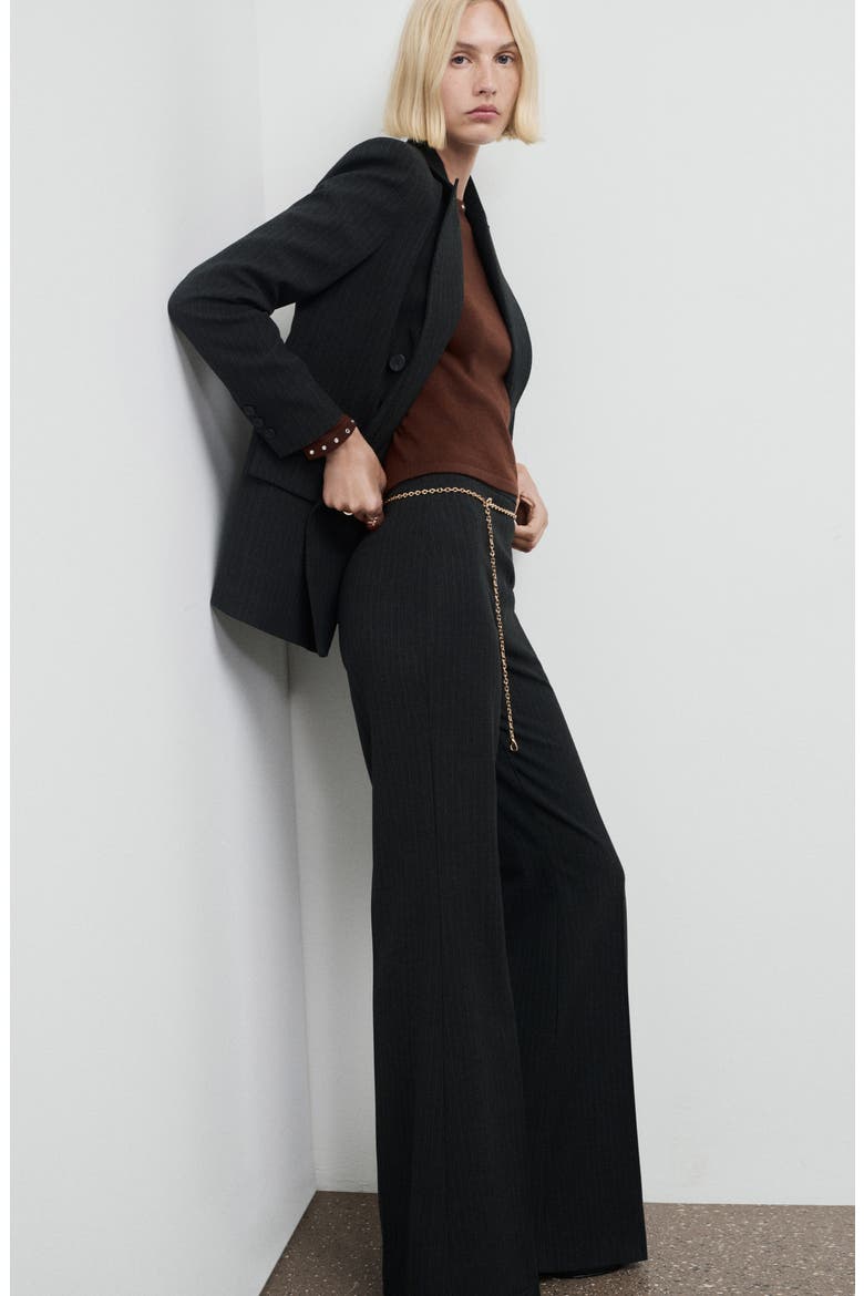 Studded Knit Sweater, Alternate, color, BROWN