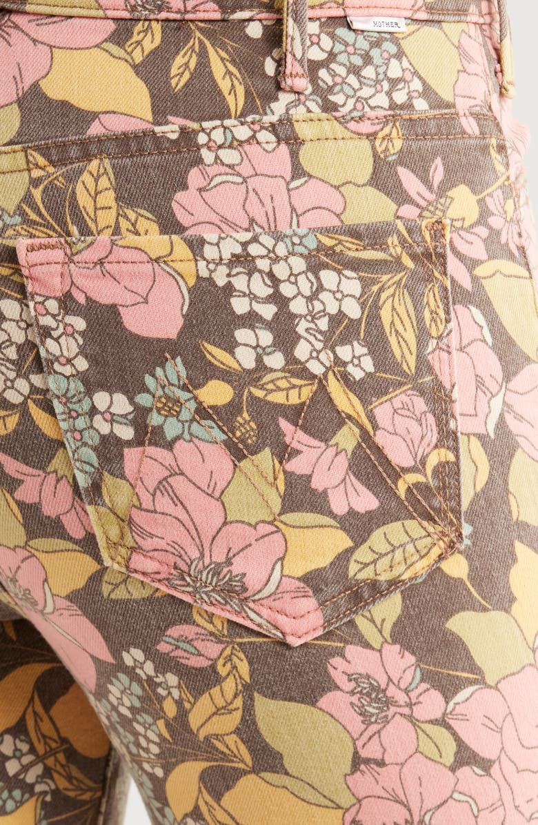 MOTHER The Hustler Ankle Bootcut Jeans, Alternate, color, Boutonniere Bouquet