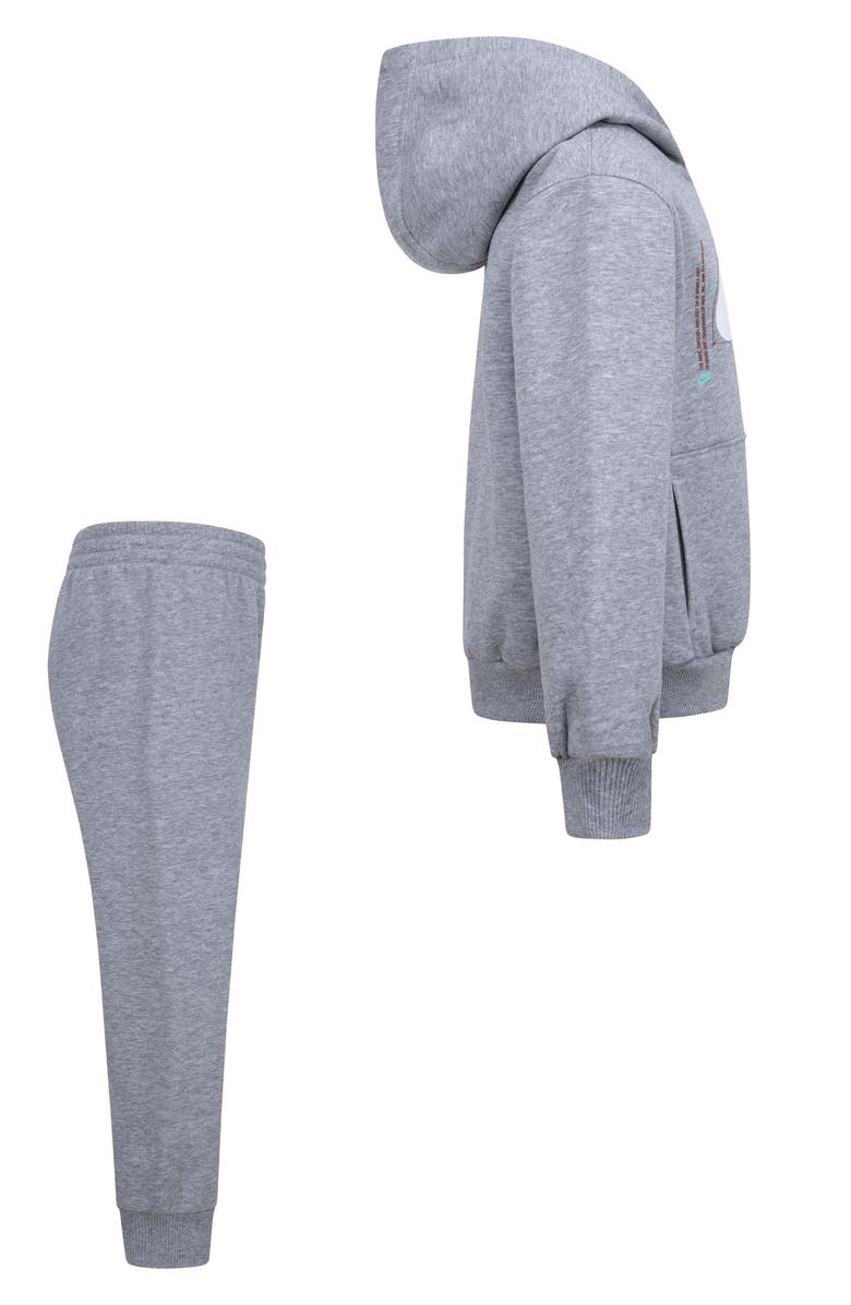 Nike Kids' Futura Wrap Hoodie & Pull-On Pants Set, Alternate, color, 042Dk Grey