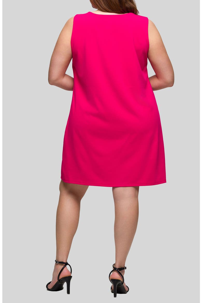 Sleeveless Shift Dress, Alternate, color, PINK