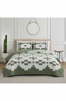 Painted Cove Reversible Quilt & Sham Set