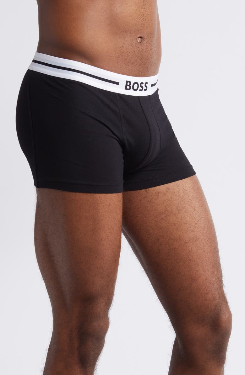 BOSS Assorted 3-Pack Power Stretch Cotton Trunks, Alternate, color, 