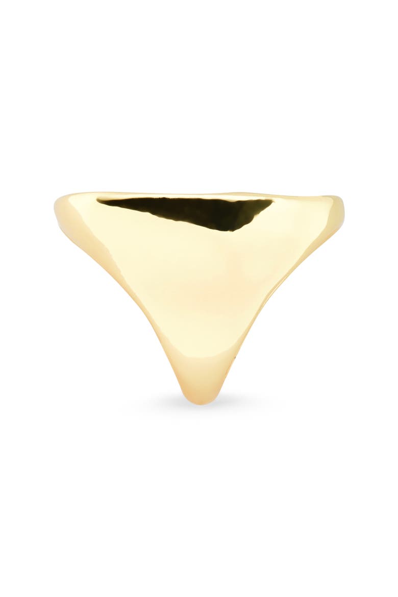Hammered Statement Ring, Alternate, color, GOLD