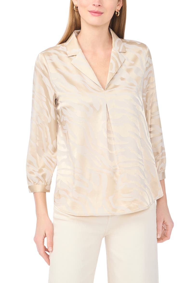 Satin Shirt, Main, color, BIRCH