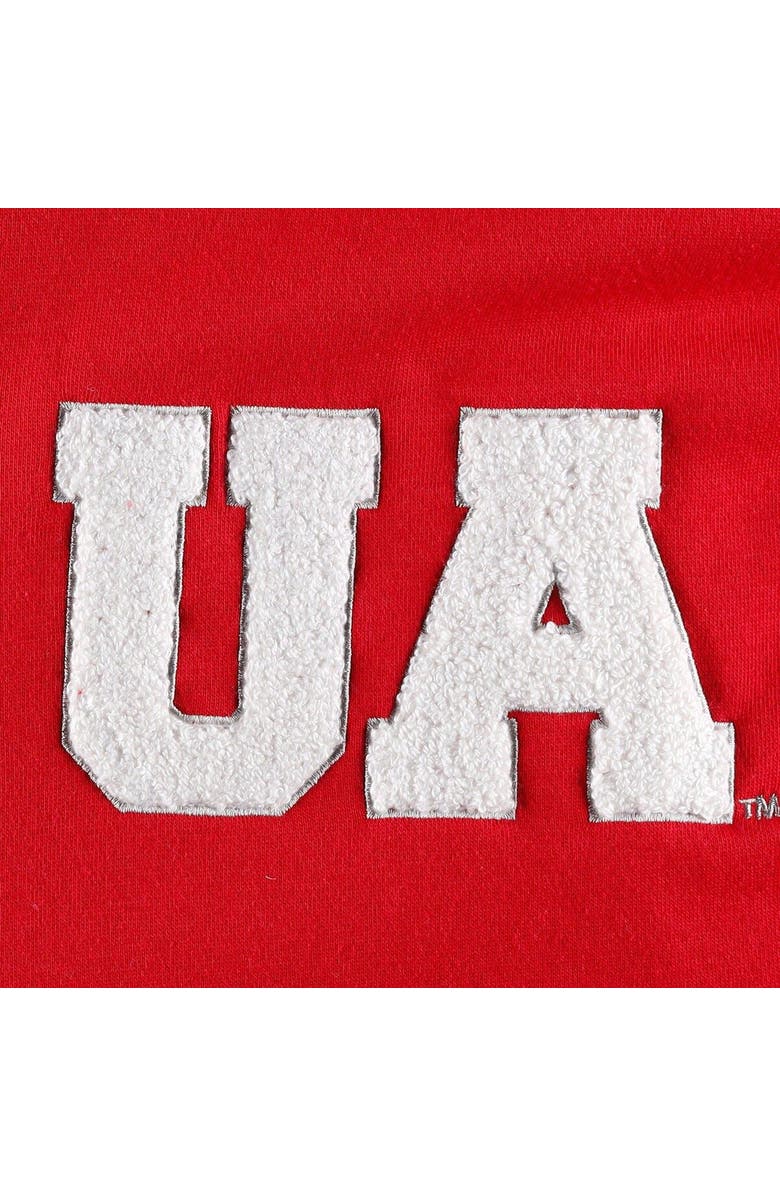 GAMEDAY COUTURE Women's Gameday Couture Crimson Alabama Crimson Tide Back To Reality Colorblock Pullover Sweatshirt, Alternate, color, Crimson