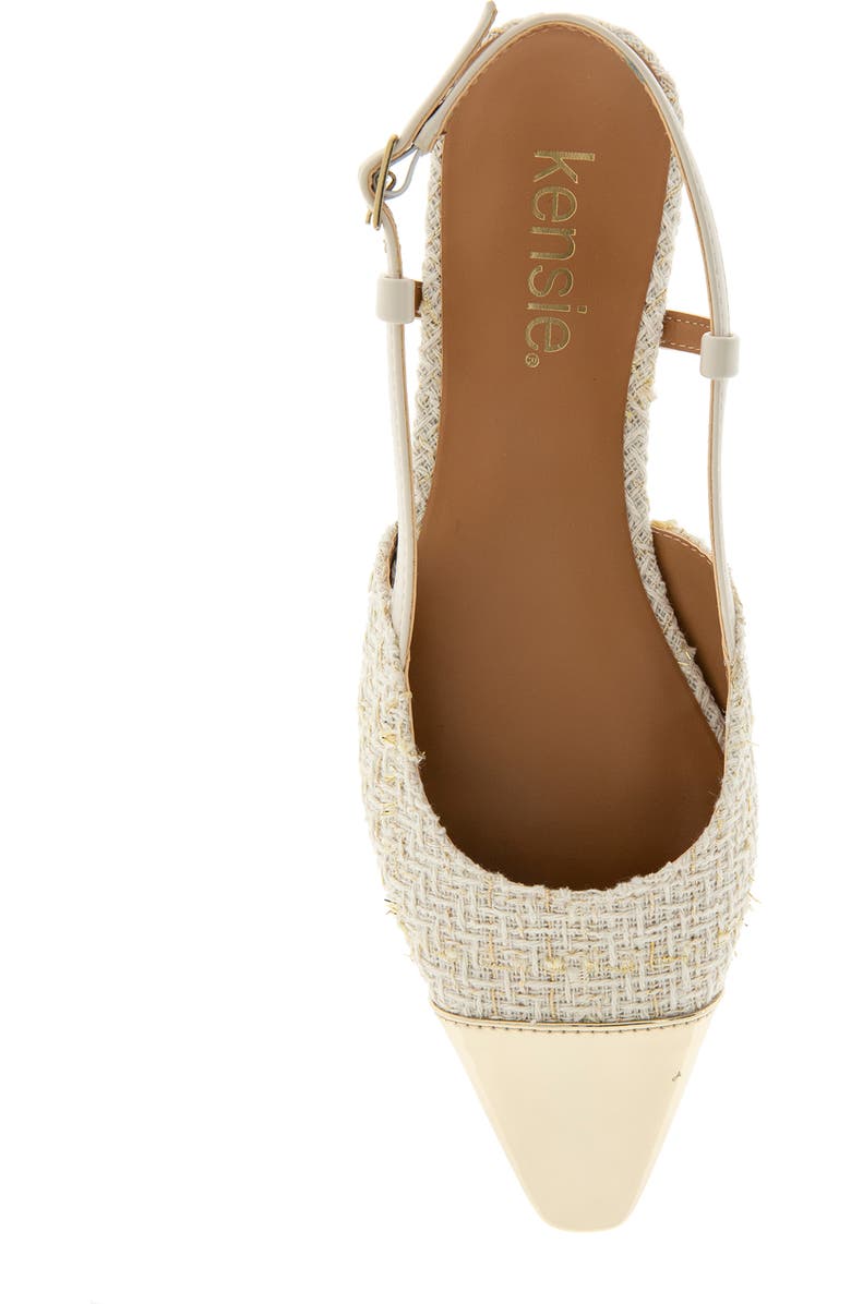 Kensie Penny Slingback Flat, Alternate, color,
