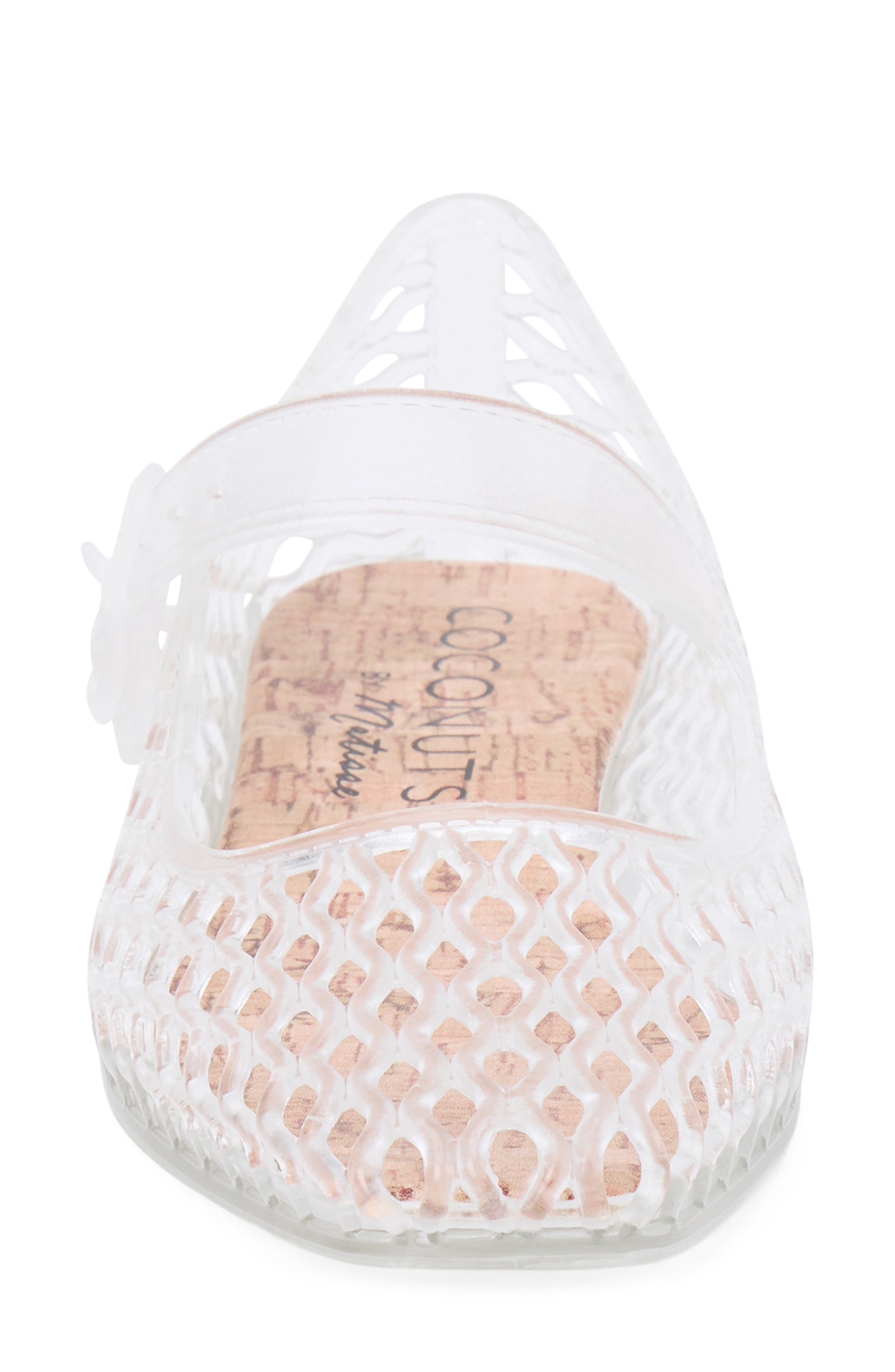 Vicky Jelly Mary Jane Flat, Alternate, color, CLEAR