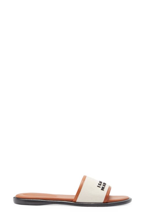 Isabel Marant Vikee Leather-trimmed Canvas Sandals In White