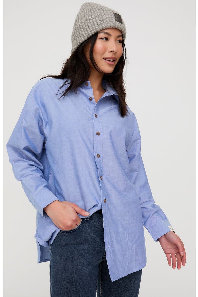 Organic Cotton Bea Shirt, Alternate, color, Blue