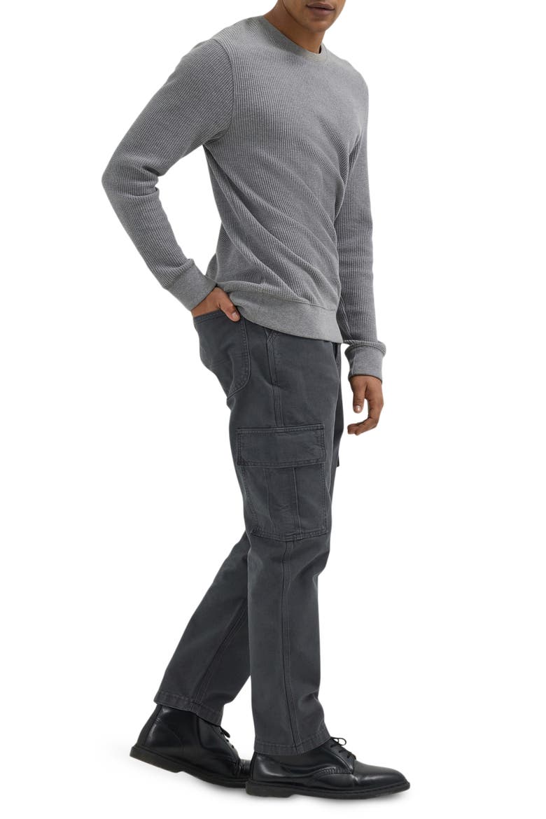 Workwear Loose Canvas Cargo Pants, Alternate, color, DARK MUTED GRAY
