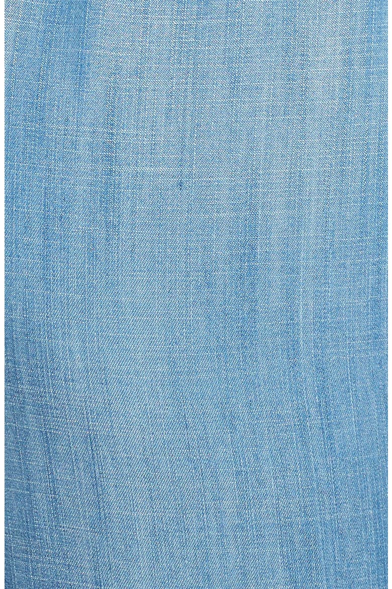 'Be About It' Halter Chambray Jumpsuit, Alternate, color, CHAMBRAY BLUE