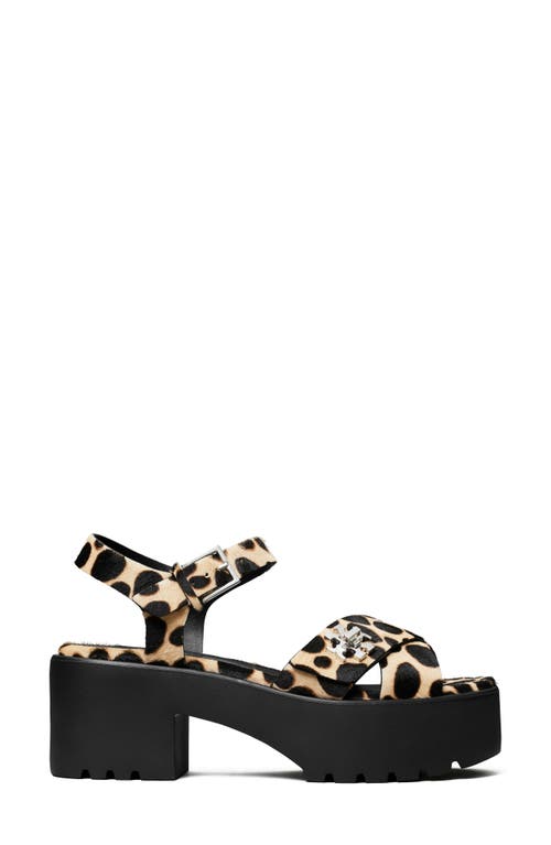 Tory Burch Turnlock Lug Sole Platform Sandal In Multi