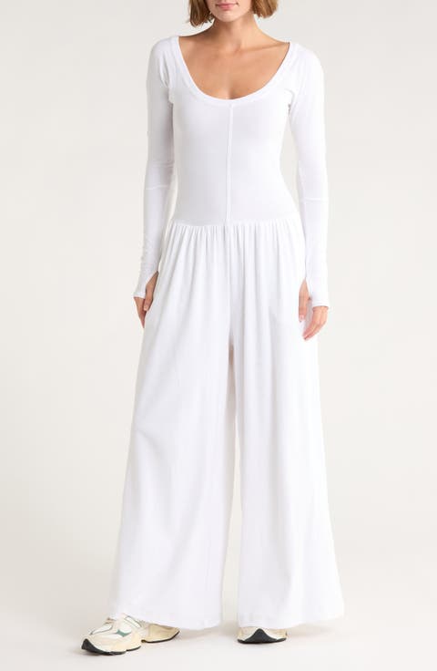 FP Movement Hot Shot Wide Leg Long Sleeve Jumpsuit