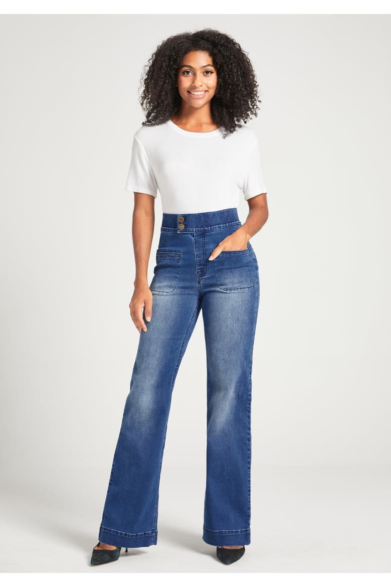 Farah Jeans | High-Waist Wide-Leg Denim, Alternate, color, Canyon Wash