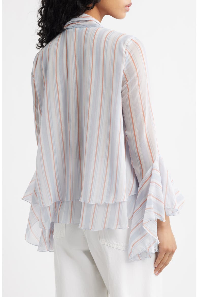 Leif Stripe Ruffle Shirt, Alternate, color, BLUE