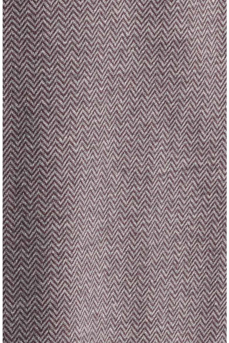 Shearwood Herringbone Knit Button-Up Shirt, Alternate, color, PORT