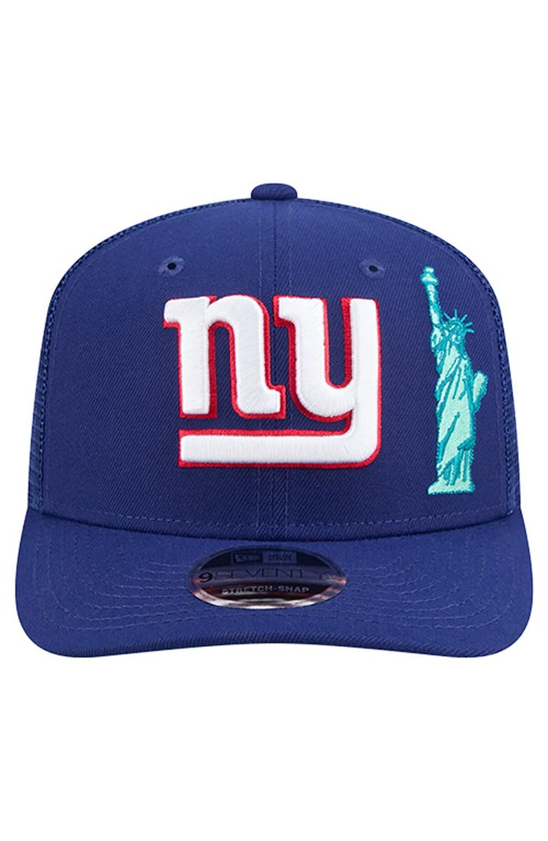New Era Men's New Era Royal New York Giants Liberty 9SEVENTY Adjustable Trucker Hat, Alternate, color, Royal