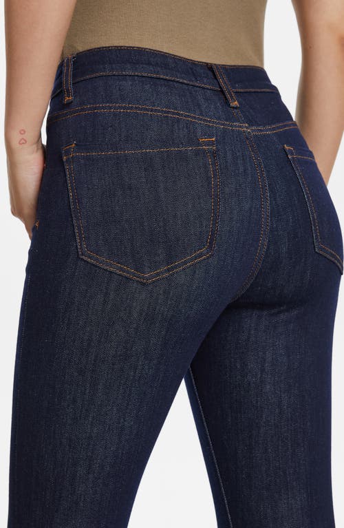 Bayeas Raw Hem Mid Rise Ankle Straight Leg Jeans