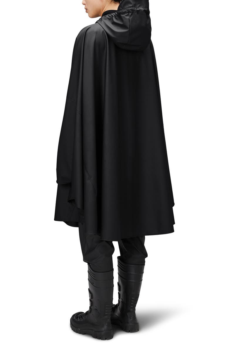 Rains Gender Inclusive Cape W3 Waterproof Hooded Poncho, Alternate, color, 