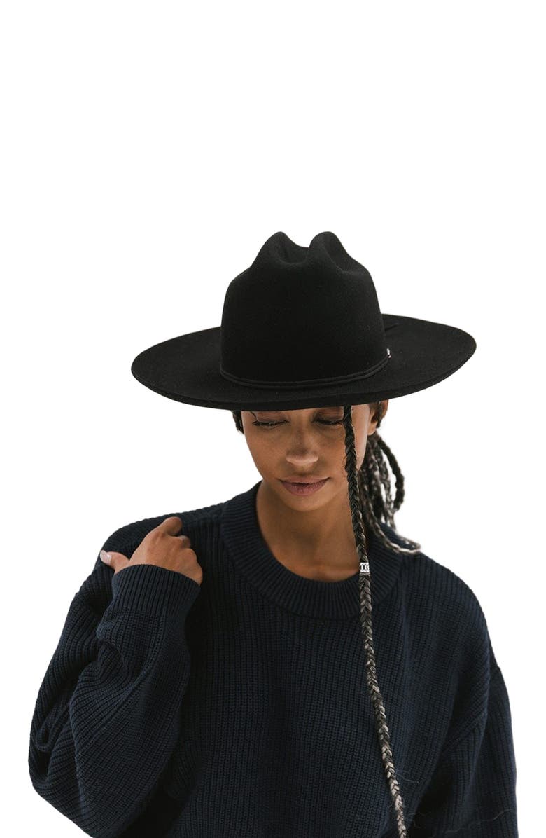 Gigi Pip Ezra Western Hat, Alternate, color, Black