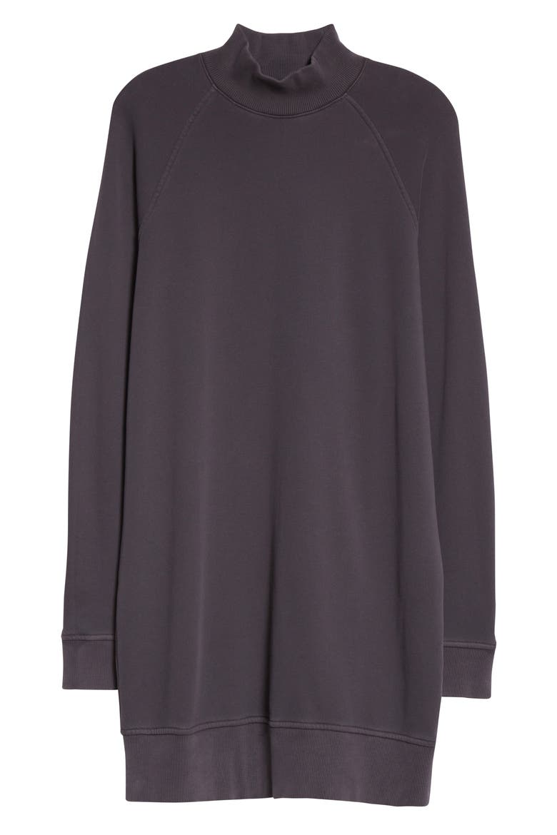Long Sleeve Sweatshirt Dress, Alternate, color, DUSK