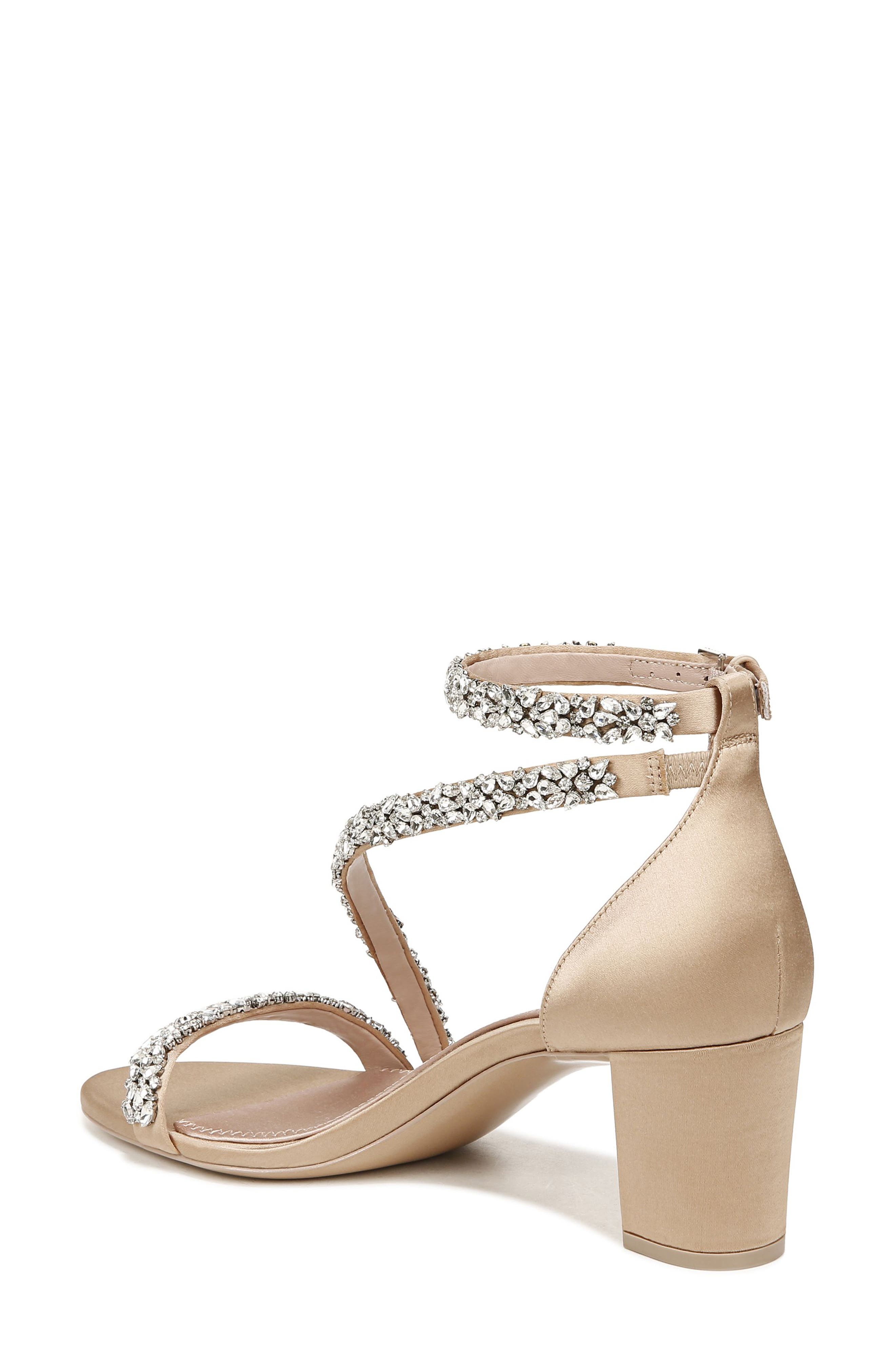 Naturalizer Pnina Tornai for Naturalizer Ahava Ankle Strap Sandal, Alternate, color, Beige Fabric