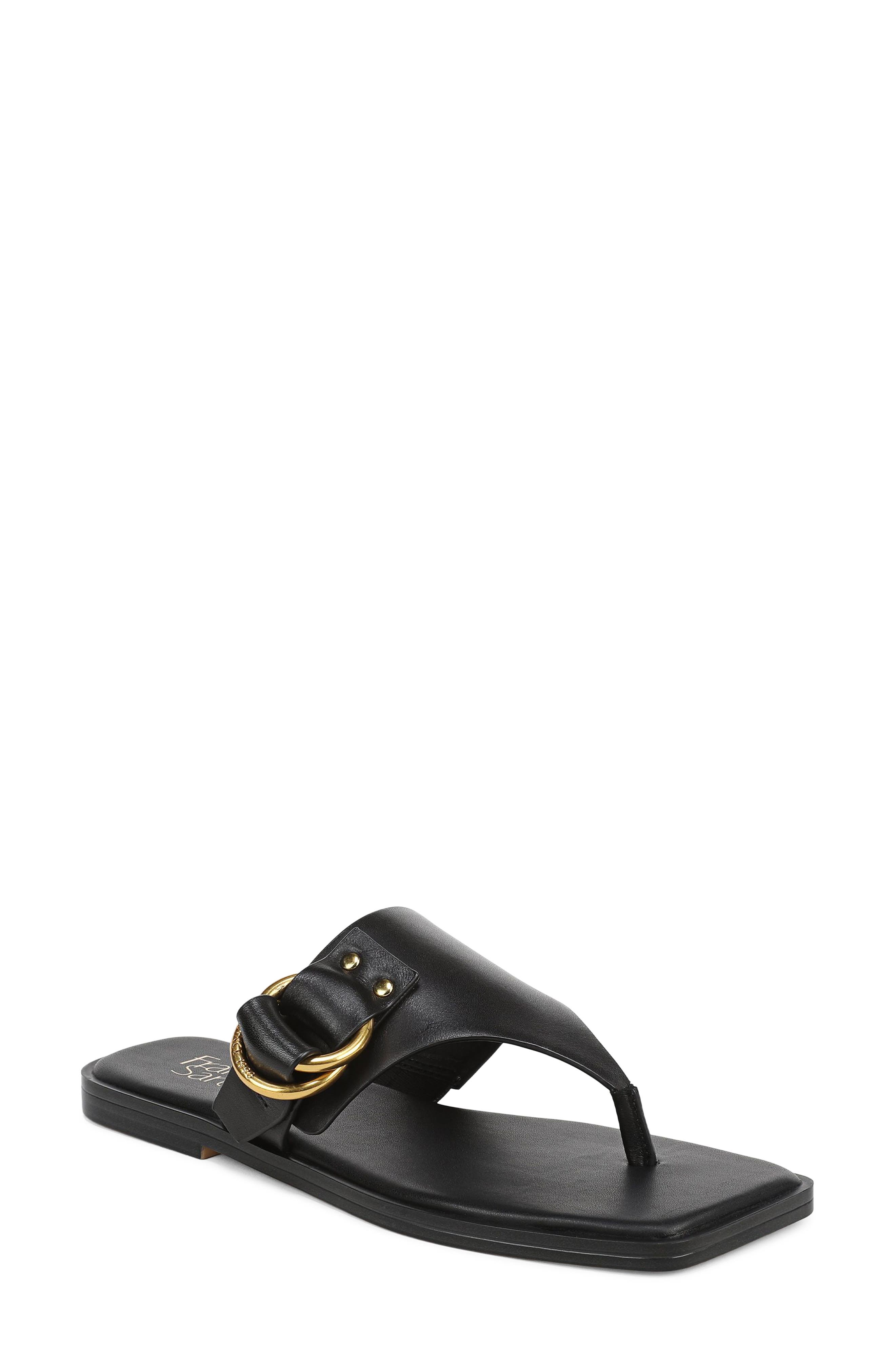Franco Sarto Mavie Flip Flop, Main, color, Black