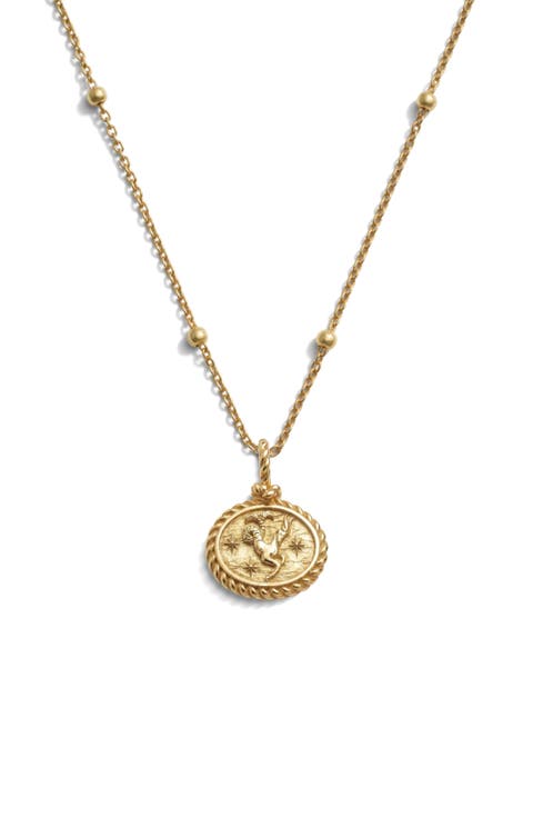 Zodiac Pendant Necklace