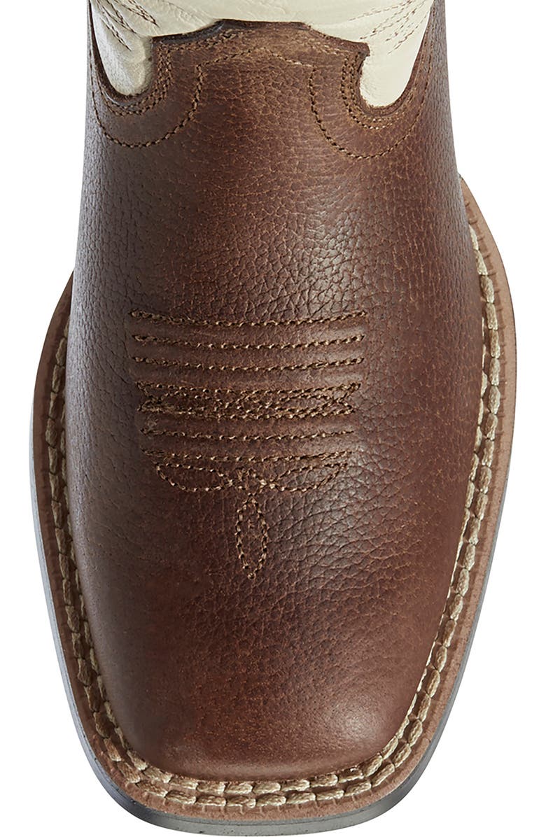 Ariat Kids' Hybrid VentTEK Western Boot, Alternate, color, Cognac Candy/ Cantle Cream